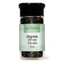 Just Natural Organic Cloves Whole (Glass Jar) 29g