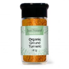 Just Natural Organic Turmeric (Glass Jar) 40g