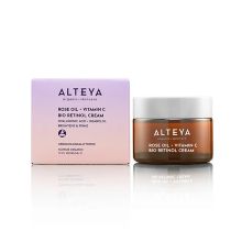 Alteya Organics, 玫瑰油 + 維生素C 生物視黃醇面霜 50ml