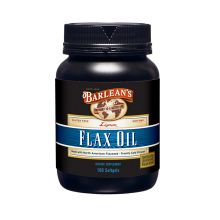 Barlean's Lignan Flax Capsules, 100 Softgels