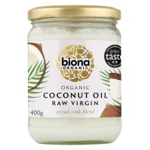 Biona, Organic Coconut Oil Raw Virgin, 400g