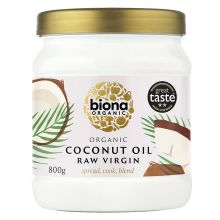 Biona, Organic Coconut Oil Raw Virgin, 800g