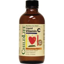 Childlife, Liquid Vitamin C, Orange Flavor. 4 Fl.Oz. (118.5ml)