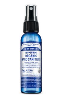 Dr. Bronner’s Organic Peppermint Hand Sanitizer (60ml) 2oz