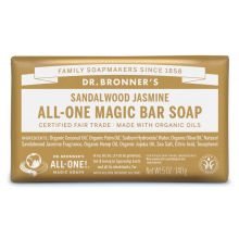 Dr. Bronner's, 檀香茉莉洁颜皂, 5 oz (140 g) 