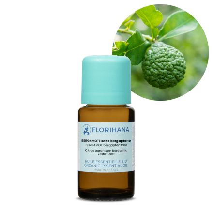Florihana, Organic Bergamot Essential Oil (Bergapten Free), 15g