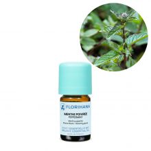 Florihana, Organic Peppermint Essential Oil, 5g