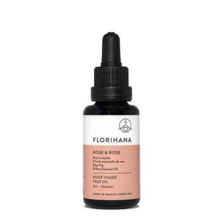Florihana, Organic Rose & Rose Face Oil, 30ml