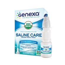 Genexa, Saline Care Organic Nasal Spray 0.5oz