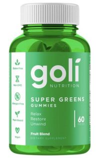 Goli Nutrition, 超級綠粉軟糖 60 粒裝