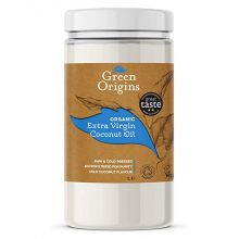 Green Origins, 有機特級初榨椰子油, 1000ml