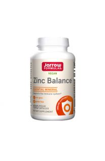 Jarrow Formulas, 全素鋅平衡，100粒素食膠囊