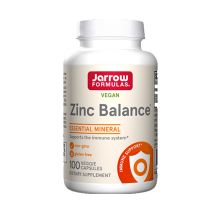 Jarrow Formulas, 全素鋅平衡，100粒素食膠囊