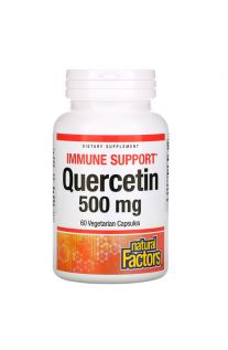 Natural Factors, 槲皮素(洋蔥素) 500mg 60 素食膠囊