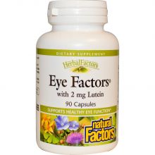 Natural Factors, Eye Factors, 葉黃素 2 mg, 90 粒