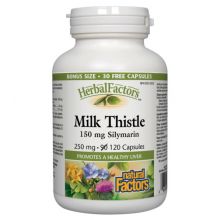 Natural Factors, Herbal Factors, Milk Thistle, 250 mg, 90 Capsules