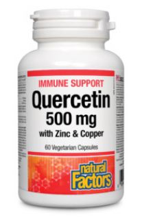 Natural Factors, Quercetin, 500 mg, 60 Veggie Caps