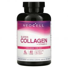 Neocell, Super Collagen + C, Type 1 & 3, 250 Tablets