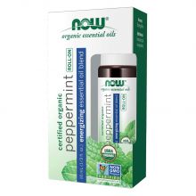 Now Foods, Certified Organic Peppermint Roll-On, 10ml