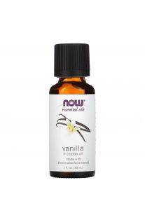 Now Foods, Essential Oils, Vanilla in Jojoba Oil, 1 fl oz (30 ml)