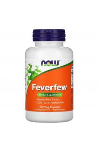 Now Foods, 小白菊素食膠囊, 100粒裝