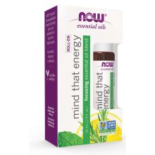 Now Foods, Mind That Energy Essential Oil Blend Roll-On, 10ml