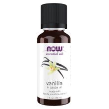 Now Foods, Essential Oils, Vanilla in Jojoba Oil, 1 fl oz (30 ml)