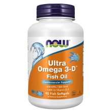 NOW Foods, Ultra Omega 3-D, 600 EPA / 300 DHA, 90 Fish Softgels. NOW Foods, Ultra Omega 3-D, 600 EPA / 300 DHA, 90 Fish Softgels.