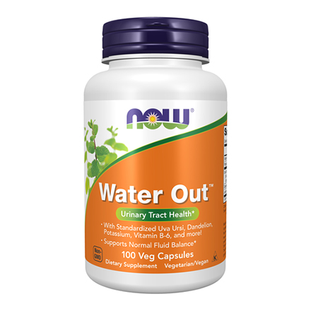 NOW Foods, Water Out™ 體液平衡配方, 100 粒素食膠囊