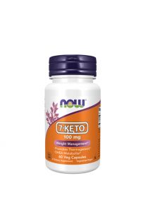 NOW Foods, 7-Keto 體重管理, 100mg, 60 植物膠囊
