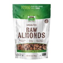 Now Foods, Raw Almonds, Unsalted, 16 oz (454 g)