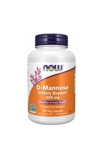 NOW Foods, D-甘露糖 500 mg, 120 粒素食膠囊