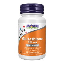 Now Foods, Glutathione, 500 mg, 30 Veg Capsules