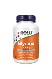 Now Foods, Glycine 1000 mg, 100 Veg Capsules