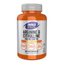 Now Foods, Sports, Arginine & Citrulline, 120 Veg Capsules