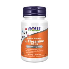 Now Foods, L-茶氨酸 200mg，60 粒素食胶囊