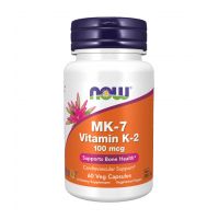 Now Foods, Vitamin K-2 (MK-7), 100 mcg, 60 Veg Capsules.