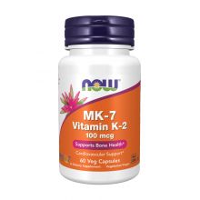 Now Foods, Vitamin K-2 (MK-7), 100 mcg, 60 Veg Capsules