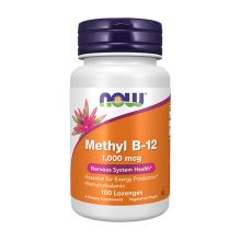 NOW Foods, 甲基維生素 B12, 1,000 mcg, 100 片劑.