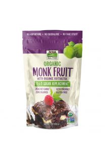 Now Foods, Organic Monk Fruit, with Organic Erythritol, 1 lb (454 g)