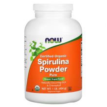 Now Foods, Certified Organic, Spirulina Powder, 1 lb