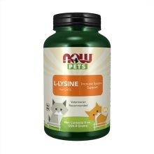 Now Foods, Pets 寵物, L-賴氨酸免疫系統補充劑 (貓專用) 8oz