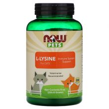 Now Foods, Pets, L-Lysine Immune System Support Cat Supplement, 8-oz