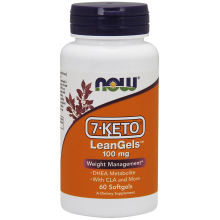 Now Foods, 7-Keto, LeanGels, Weight Management, 100 mg, 60 Softgels