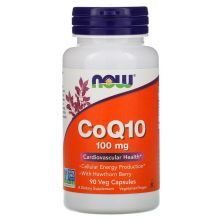 NOW Foods, CoQ10, 100mg, 90 Vcaps.