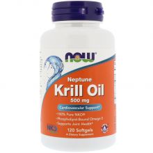 NOW Foods, Neptune Krill Oil, 500mg, 120 Caps