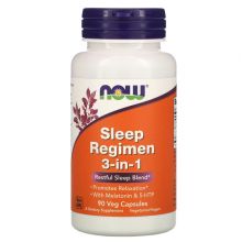 Now Foods, Sleep Regimen 3-in-1, 90 Veg Capsules