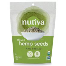 Nutiva, 有機去殼大麻籽, 8 oz