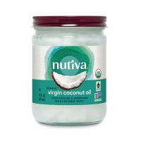 Nutiva 有機冷壓初榨椰子油 414ml (玻璃樽)