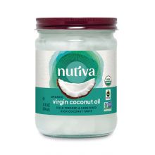 Nutiva 有機冷壓初榨椰子油 414ml (玻璃樽)